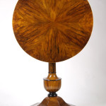 An unusual Biedermeier tilt-top occasional table