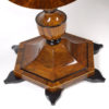 An unusual Biedermeier tilt-top occasional table