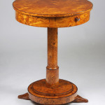 An exceptional Biedermeier occasional table / vanity