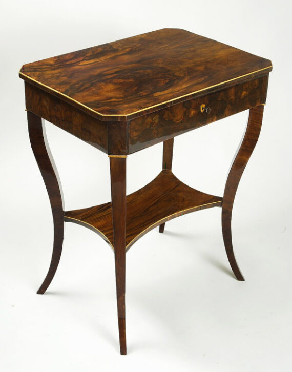 A Biedermeier occasional table