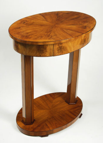 A Biedermeier occasional table