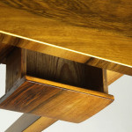 A Biedermeier gaming table with four drawers