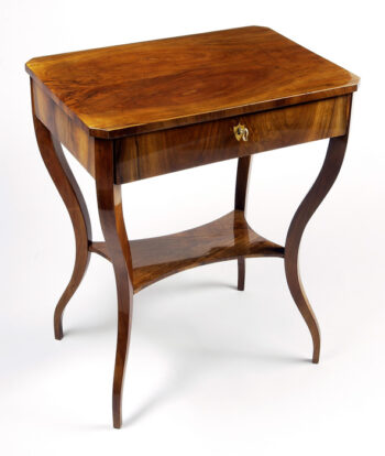 A Biedermeier occasional table