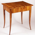 A petite Biedermeier single drawer sofa table