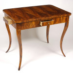 An elegant Biedermeier game table