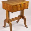 An elegant Biedermeier two drawer occasional table