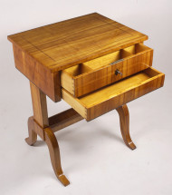 An elegant Biedermeier two drawer occasional table 2