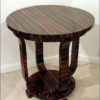 An exceptional Art Deco tulip shaped occasional table