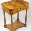 A Biedermeier single drawer occasional table