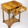 A Biedermeier single drawer occasional table