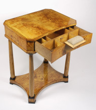 A Biedermeier single drawer occasional table 2