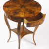 An elegant Biedermeier occasional table with one drawer