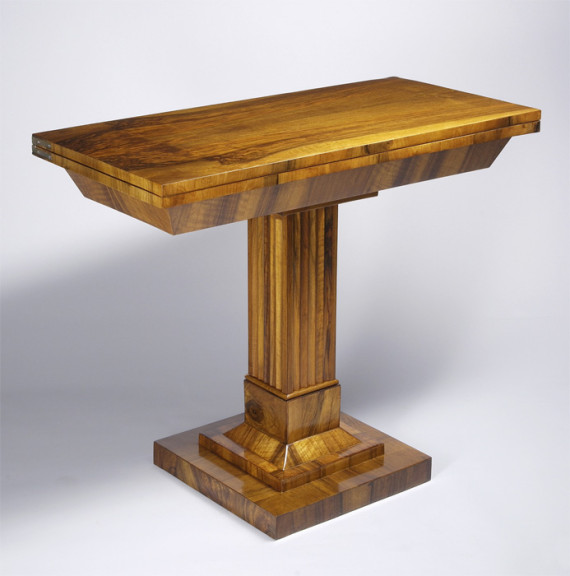 A Biedermeier console gaming table