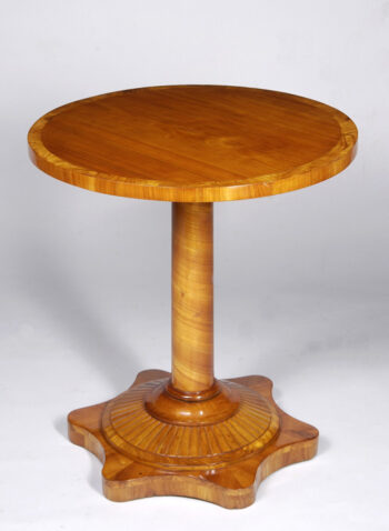 A small Biedermeier pedestal table