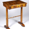 A Biedermeier single drawer occasional table