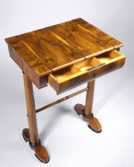 A Biedermeier single drawer occasional table 2