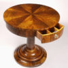 A Biedermeier single drawer occasional table