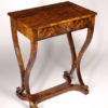 An exceptional single drawer Biedermeier occasional table