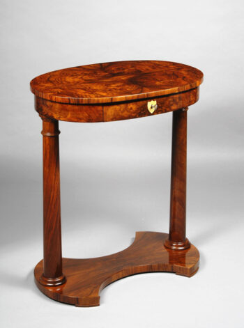 A Biedermeier occasional table