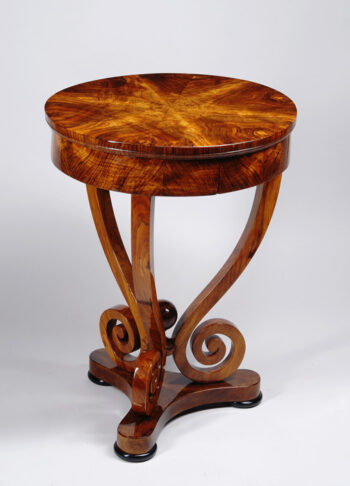 An exquisite Biedermeier occasional table