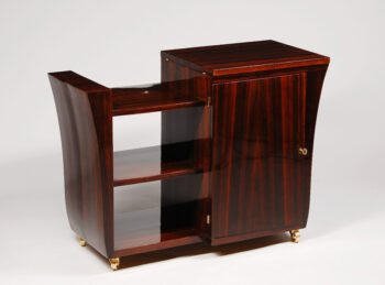 An unusual Art Deco serving trolley