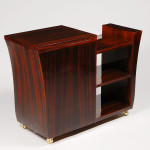 An unusual Art Deco serving trolley
