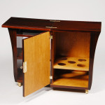 An unusual Art Deco serving trolley