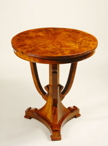 An elegant Biedermeier occasional table