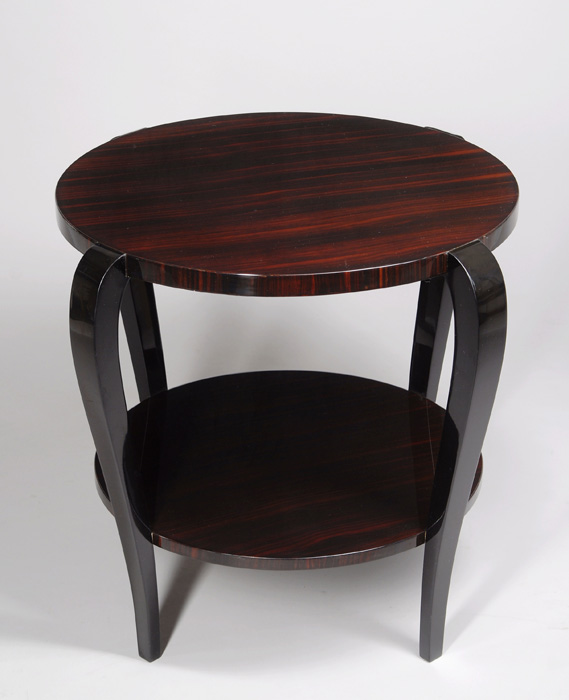 An Art Deco occasional table in the style of Dominique