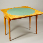 A Biedermeier folding game table