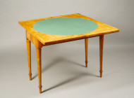 A Biedermeier folding game table 2