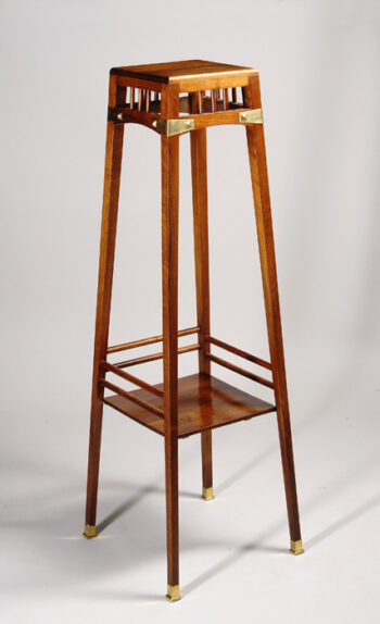 An Art Nouveau pedestal