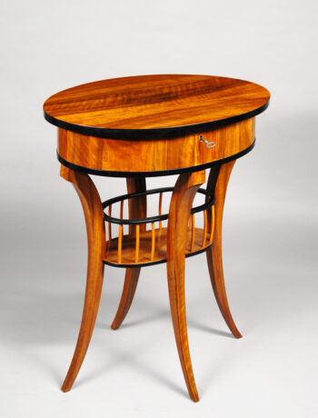 A Biedermeier occasional table