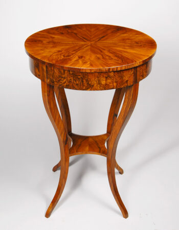A Biedermeier single drawer occasional table