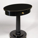 An elegant single drawer Biedermeier occasional table