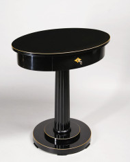 An elegant single drawer Biedermeier occasional table 5