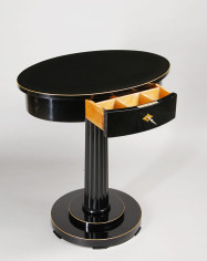 An elegant single drawer Biedermeier occasional table 6