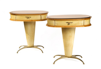 A pair of Art Moderne night stands