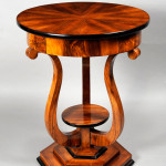 A Biedermeier occasional table