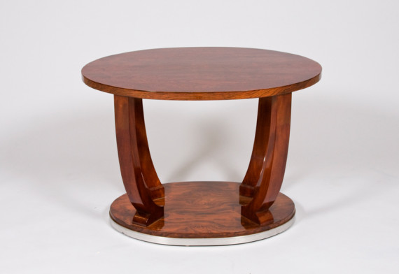 An elegant center table by Jules Leleu