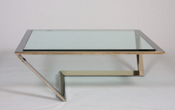 An elegant post-Modern coffee table