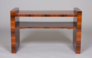 A Modernist coffee table in Santos rosewood by Jacques Adnet.
by Jacques Adnet 