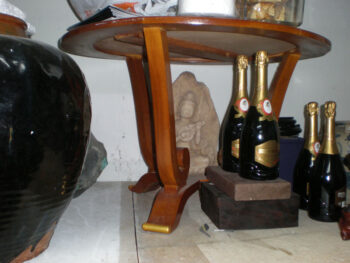 An Art Deco Table in the Style of Leleu