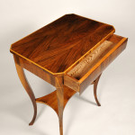 A Biedermeier occasional table