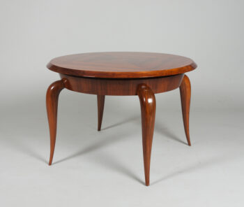 An exception Art Moderne coffee table in rosewood