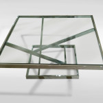 An elegant Modernist coffee table