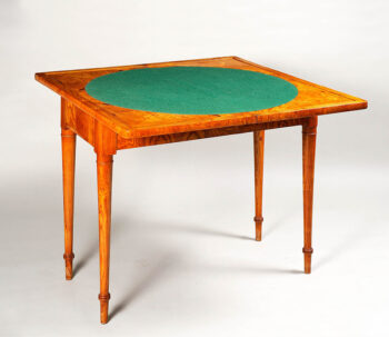 A Biedermeier game table