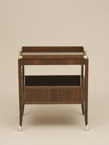 An Art Deco bar with removable glass serving tray