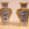 A pair of French aesthetic movement vases