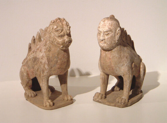 A pair of tomb guardians